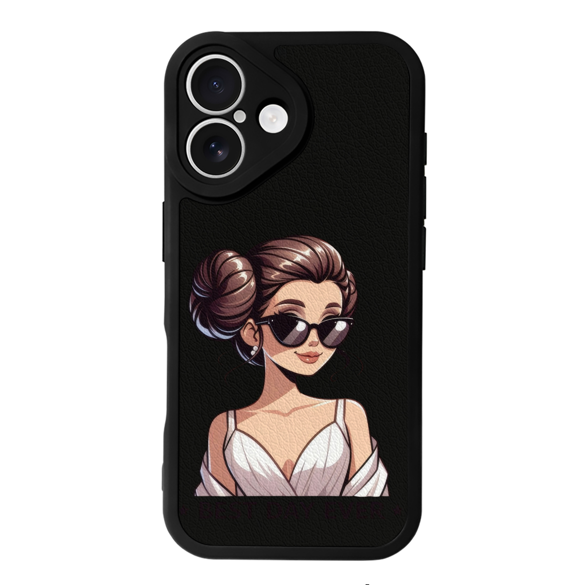 （画像用） スター・ウォーズ Star Wars 【iPhone 16シリーズ対応】シリコンスマホケース（レザー調） 材質：シリコン